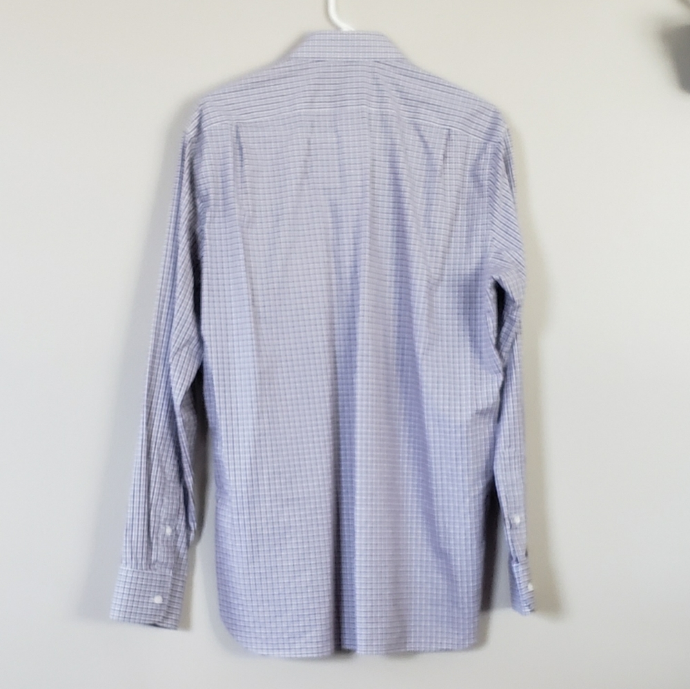 J Crew Men's Long Sleeved Button Down Shirt Size Large 16-16.5 - Picture 2 of 3